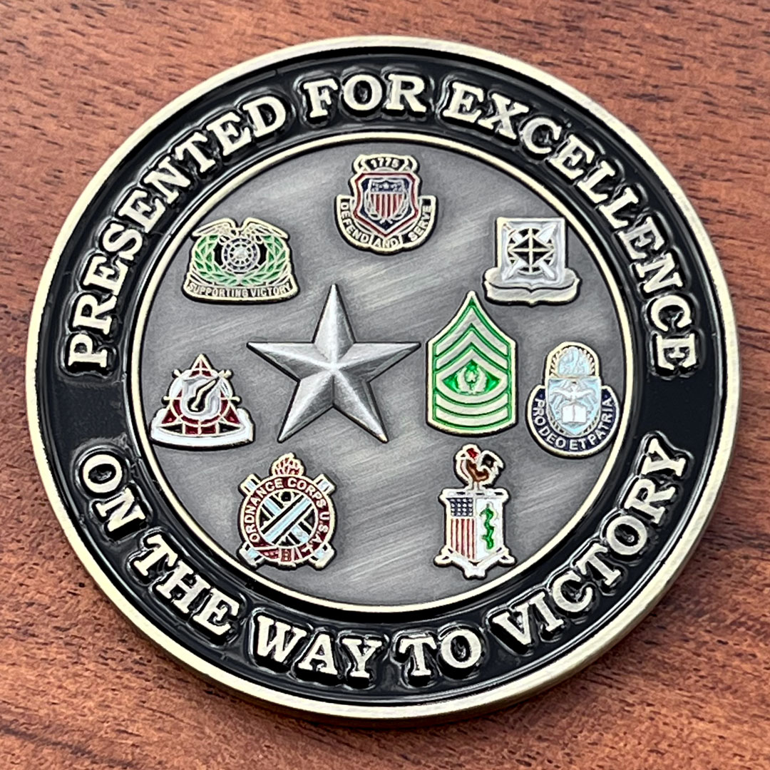 Get High Quality Custom Military Challenge Coins